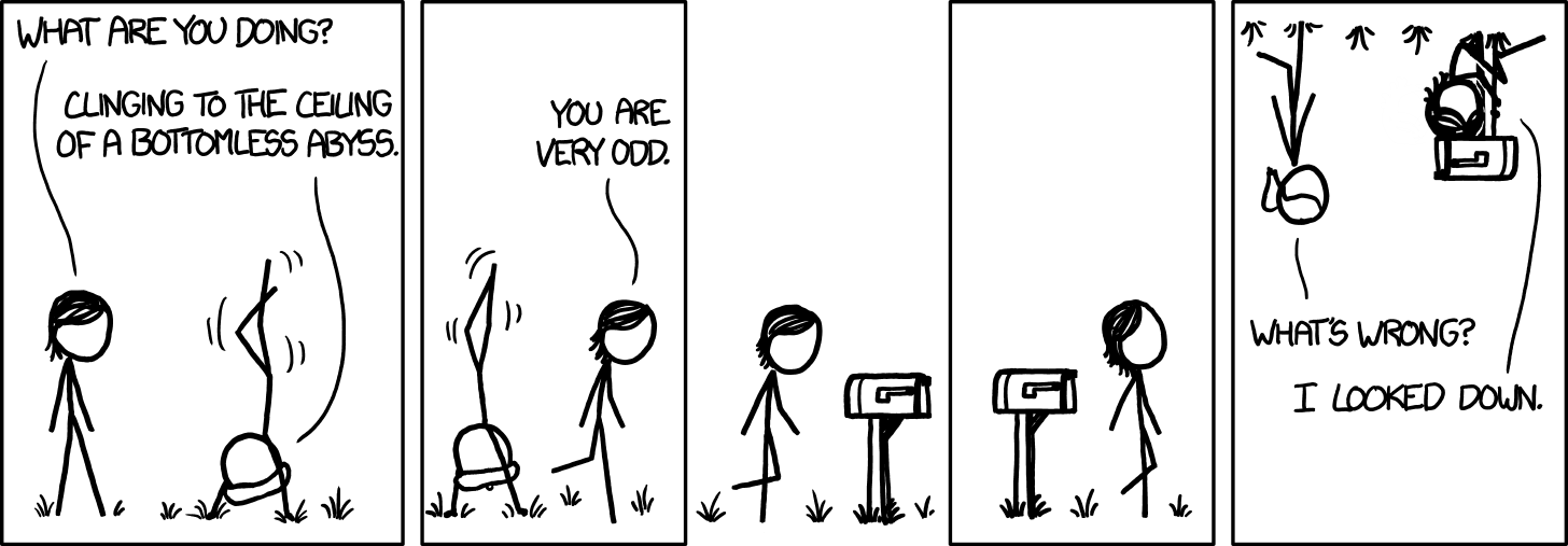 I dropped a bird and I didn't hear it hit bottom.