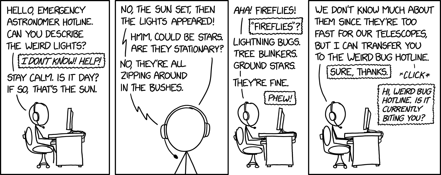 Employment statistics have to correct for the fact that the Weird Bug Hotline hires on a bunch of extra temporary staff every 17 years.